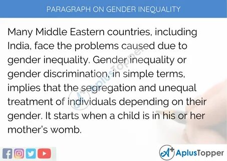 Gender Inequality In The Workplace Essay Sample 2023.