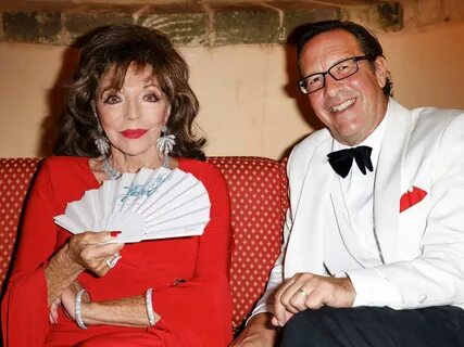 Joan collins and percy gibson wedding photos