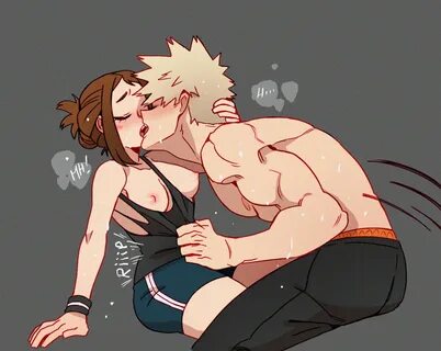 She thought, but her arousal at Mr Bakugo's tearing, groping hands ove...