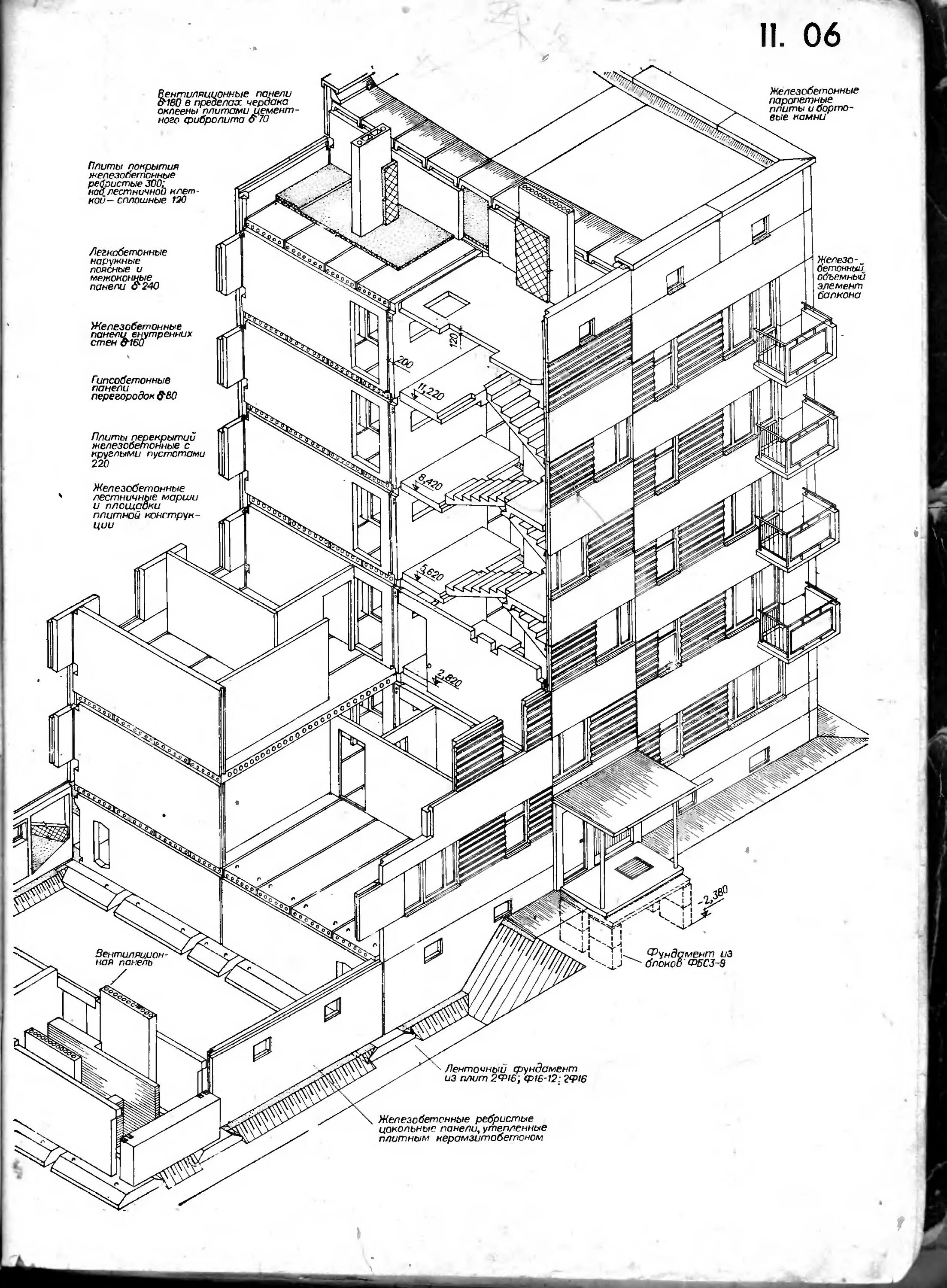 Панельная схема. Каркасно-панельная схема высотных зданий. Разрез 5 этажного панельного дома. Разрез кирпичного многоэтажного здания. Чертёж монолитного многоэтажного дома.