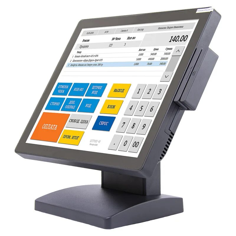 2 3 pos. Сенсорный моноблок e-pos (17&quot;, intel e3950 1.6-2.0ghz; 4gb ram; 128gb ssd), msr. pos терминал. пос терминал. pos терминал pos.