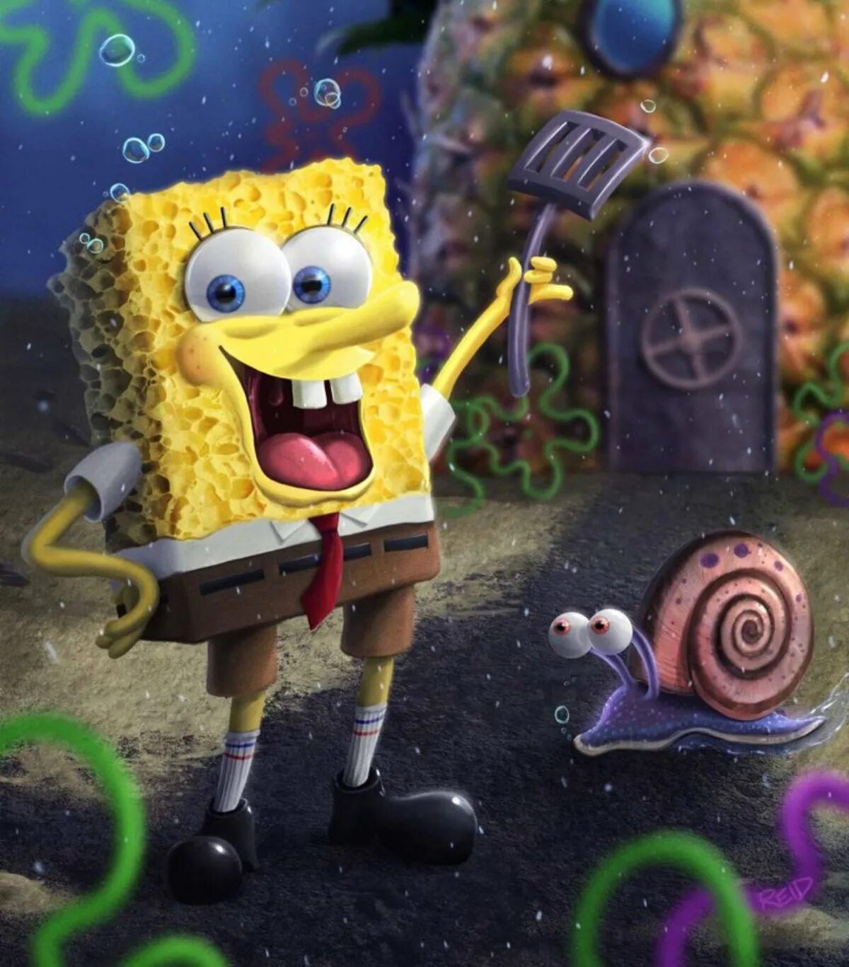 Спанч Боб Squarepants. Губка Боб 1996.