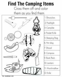 Travel equipment lesson plan 6 grade
