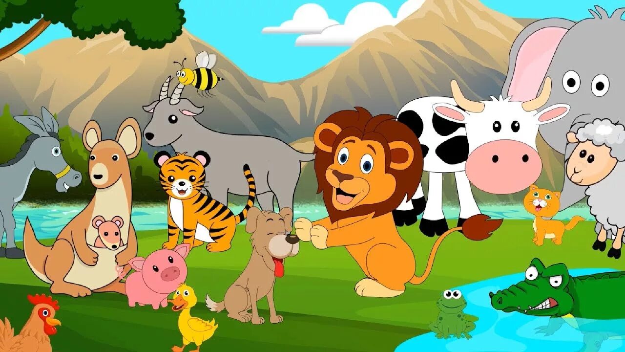 Animals for Kids. Wild animals for Kids. Животные pictures for Kids. Звуки животных Африки для детей.