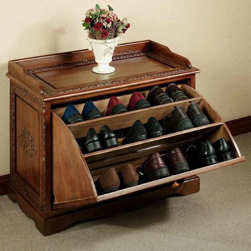 Обувница деревянная в прихожую. Полка для обуви. Обувницы из дерева. Обувница в прихожую из дерева. Полка для обуви деревянная.