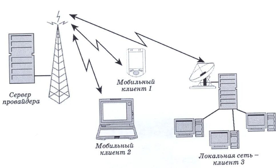 Провайдер сотовой связи. Беспроводные среды передачи. Беспроводная система передачи данных. Среда передачи данных. Виды сетевых архитектур.