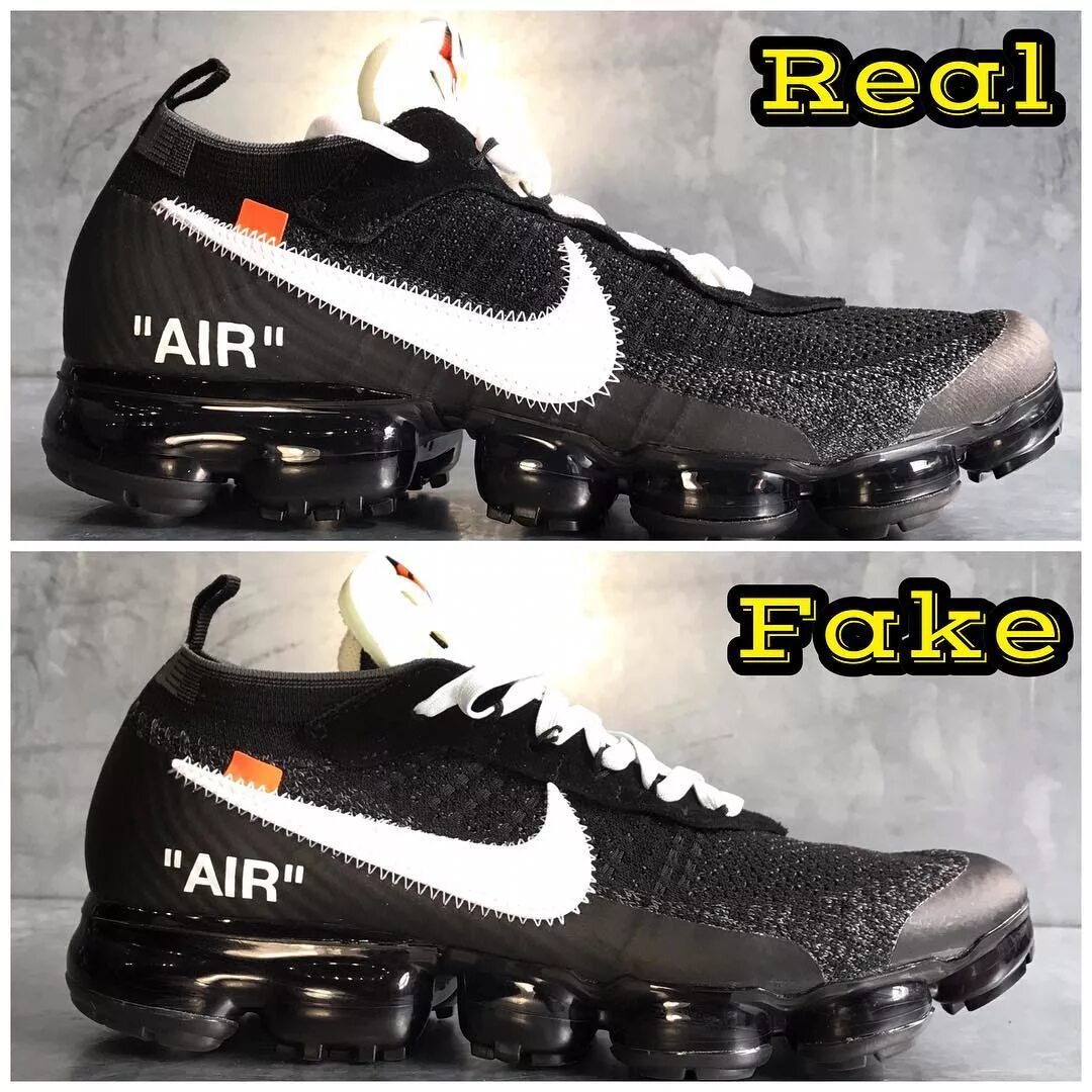 Как отличить найк. Реплика Nike VAPORMAX. VAPORMAX Nike fake vs Original. Паленые кроссовки найк. Nike Shox Original vs fake.