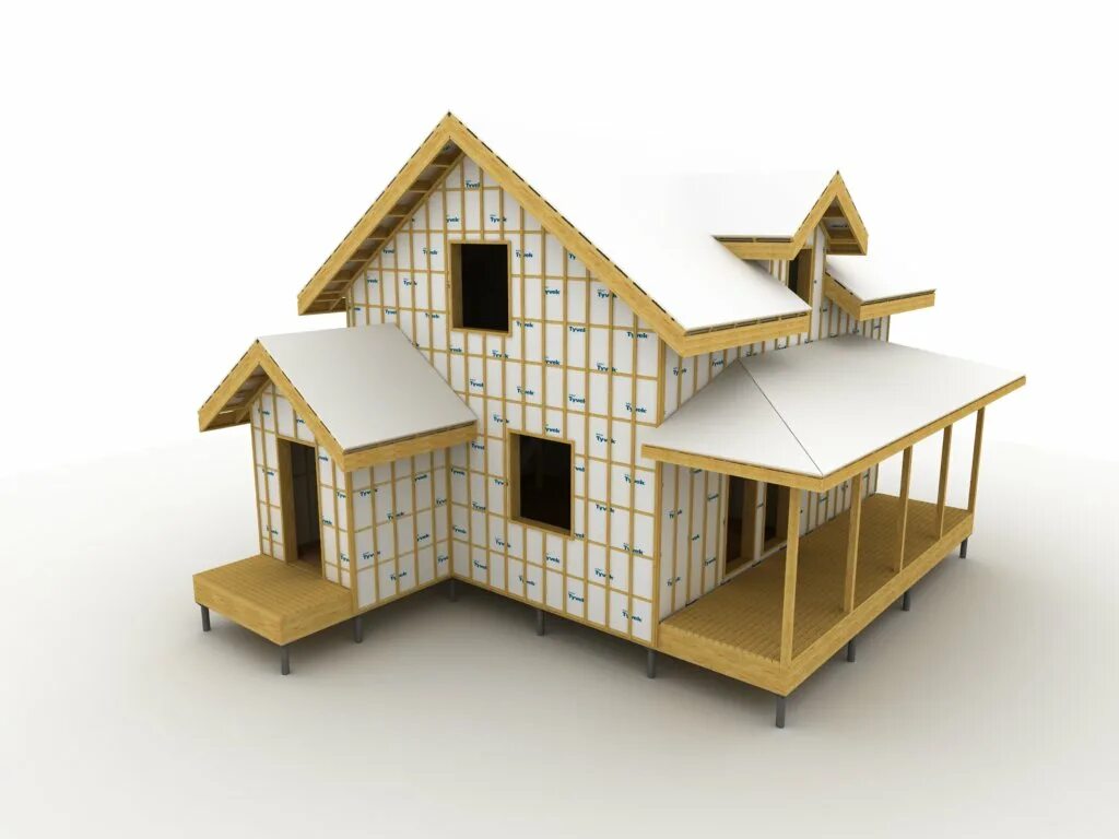 Каркасный дом 3д проект Проектирование каркасных домов КД. Проектирование стропильных систем к. Слава