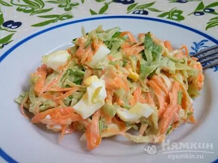 Салат редька с морковью мясом