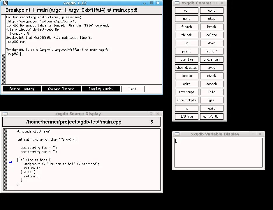 Gnu cpp. GNU Debugger Мем. X-Windows Sample programs.