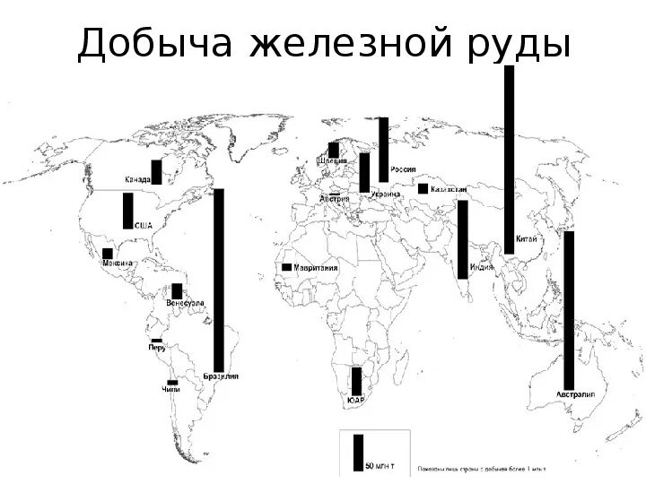 Крупнейшие месторождения железной руды в мире на карте. Карта добычи железной руды в мире. Карта добычи железных руд в мире. Карта месторождений железной руды в мире.