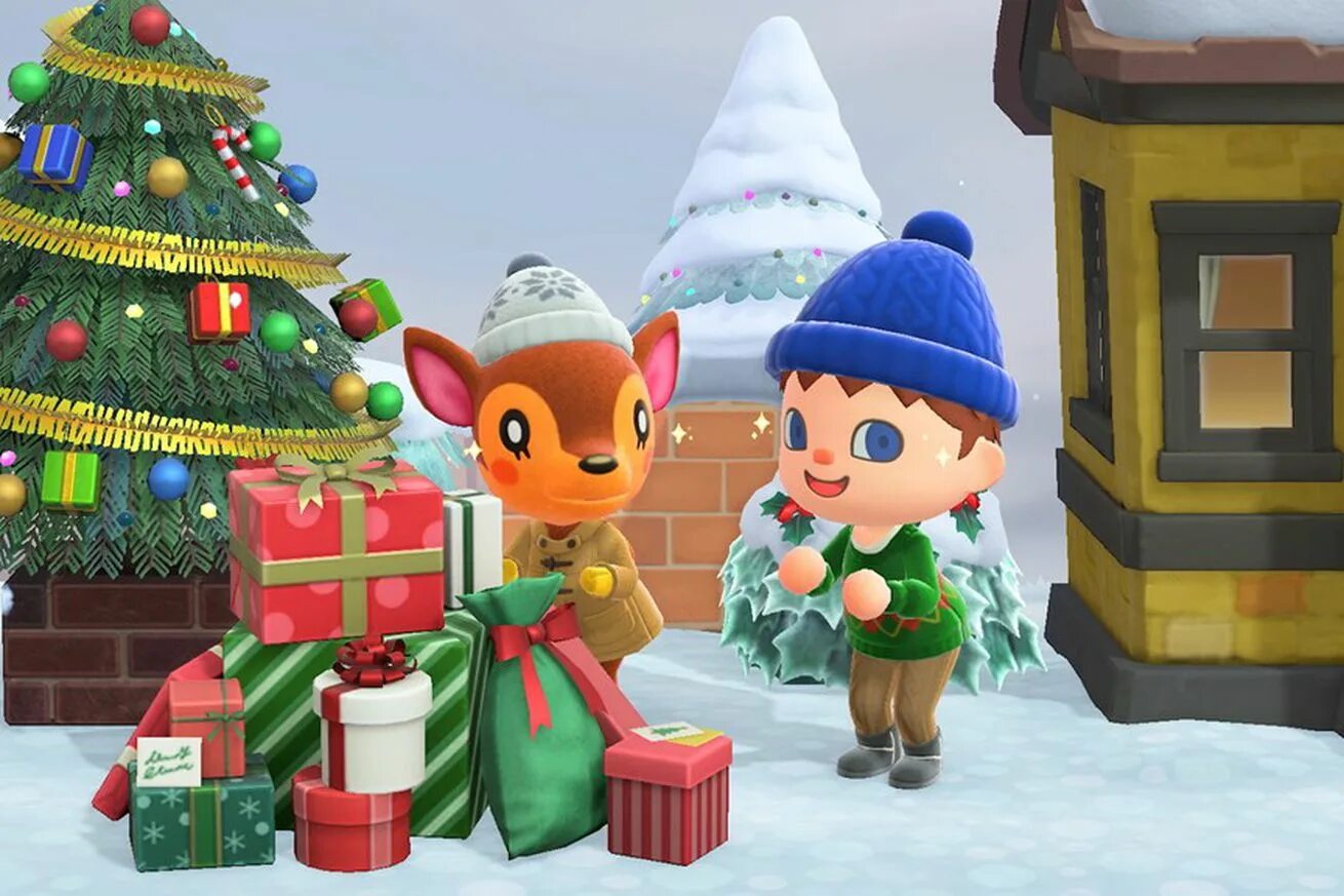 Toy day. Animal Crossing идеальный Снеговик. Энимал Кроссинг новый год. Игра animal Crossing зима. Animal Crossing Wallpaper Winter.