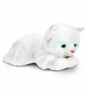 Игрушка белый кот