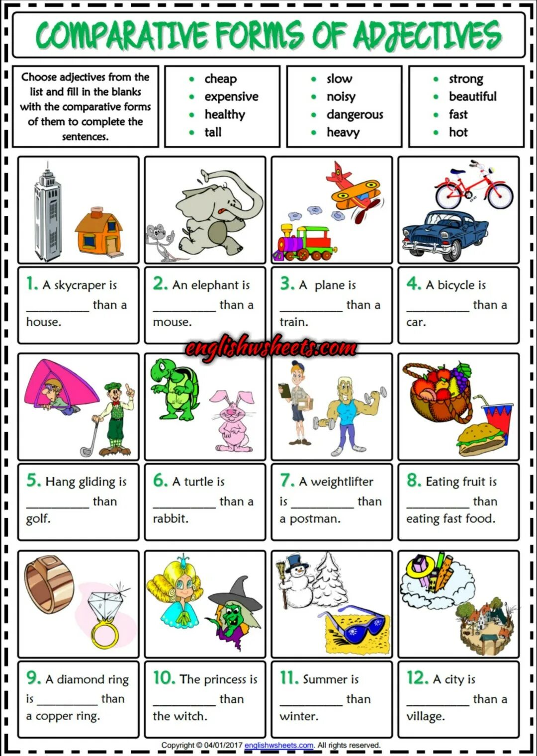 Comparatives esl. Сравнение прилагательных Worksheet. Сравнительная степень прилагательных в английском языке Worksheets. Степени сравнения в английском Worksheets. Степени сравнения прилагательных в английском Worksheets.