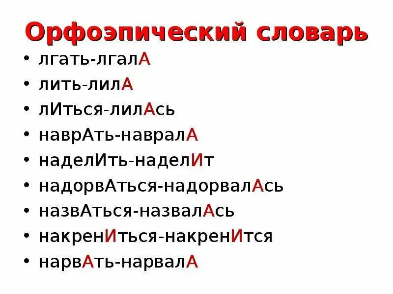 Орфоэпический словарь. Орфоэпический диктант. Примеры из орфоэпического словаря. Орфоэпический словник. Поставить ударение в слове лгала