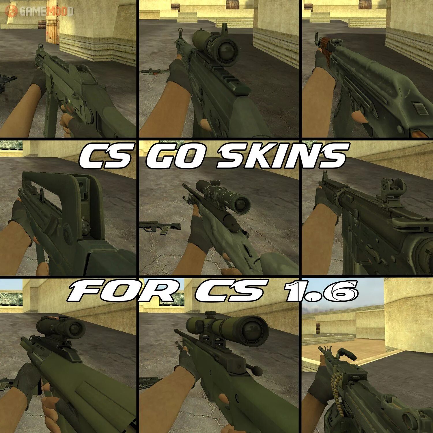 Skin pack cs. Оружие контр страйк 1.5. CS 1.6 Weapons Pack амфибия. CS 1.6 оружие. CS 1.6 Mods оружие.