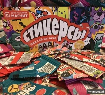 Коробка стикерсов