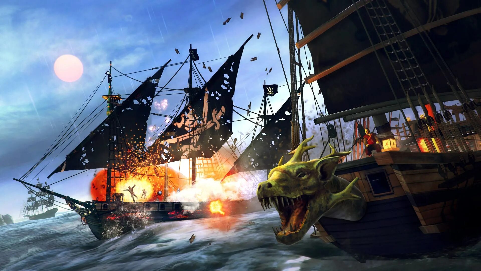 Tempest: Pirate Action RPG. Under the Jolly Roger игра. Пиратский корабль. Игра про корабли и пиратов. Игра пираты с открытым миром
