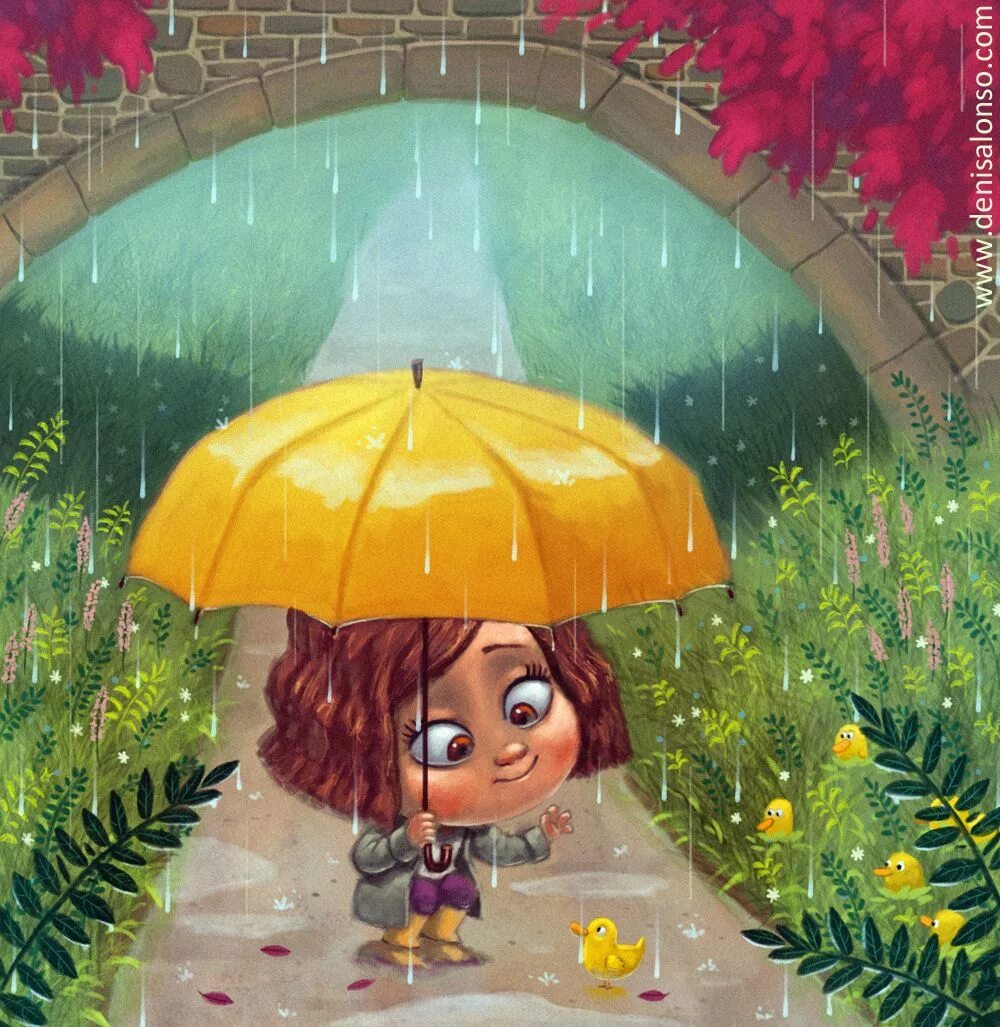 Сегодня весь день шел дождь. Дождь иллюстрация. Дождливое настроение. Открытки с летним дождиком. Для настроения в дождливый день.