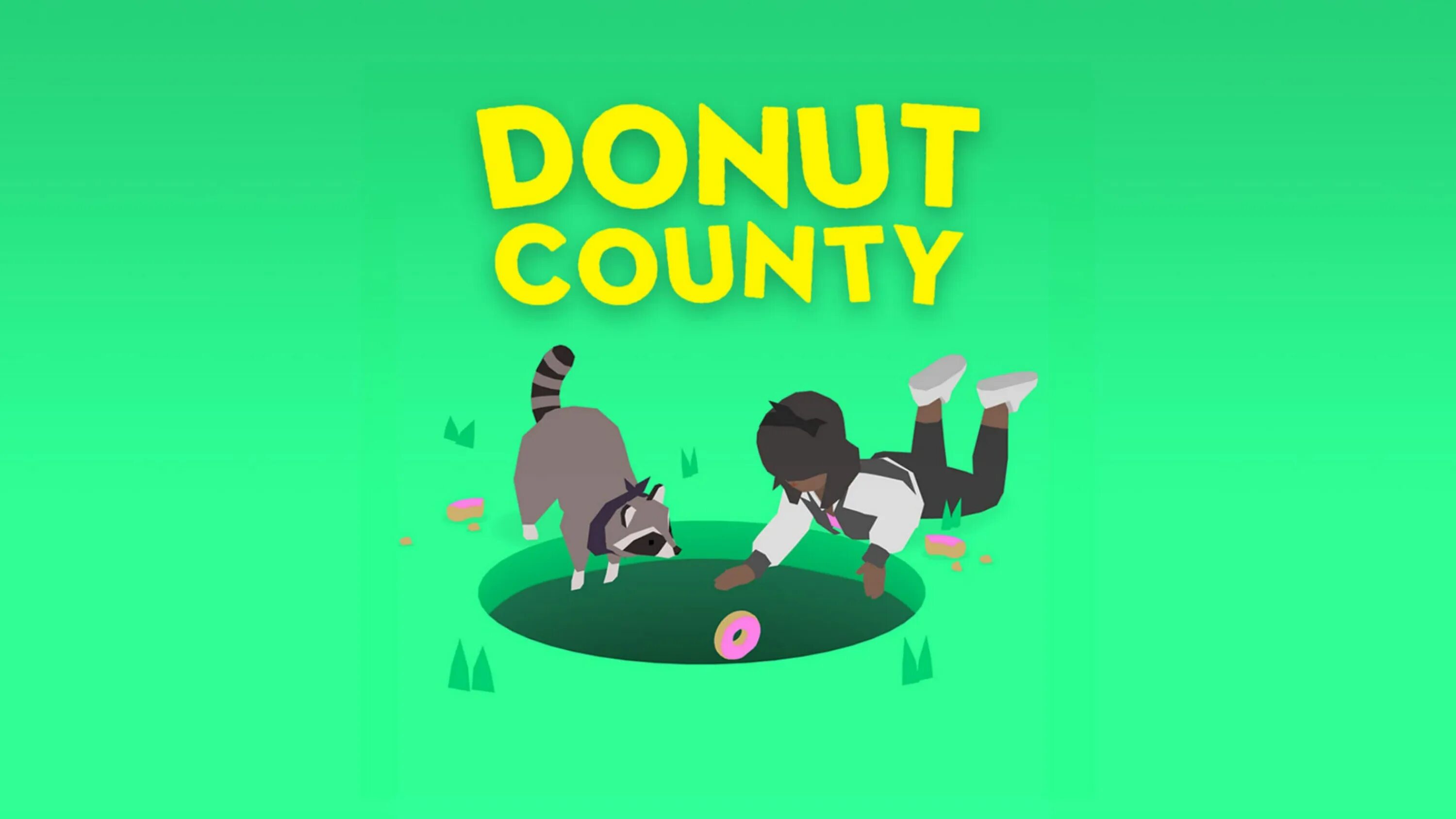 Игры про донат. Donut County. Игра Donut County. Донат Каунти. Donut County енот.