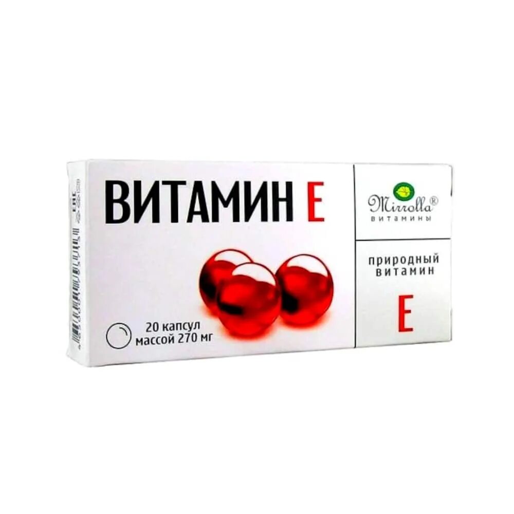 Купить т капсулы. Витамин е капс 200мг. Витамин е Mirrolla 270мг. Витамин е капсулы 200мг 20шт. Витамин е капсулы Mirrolla.