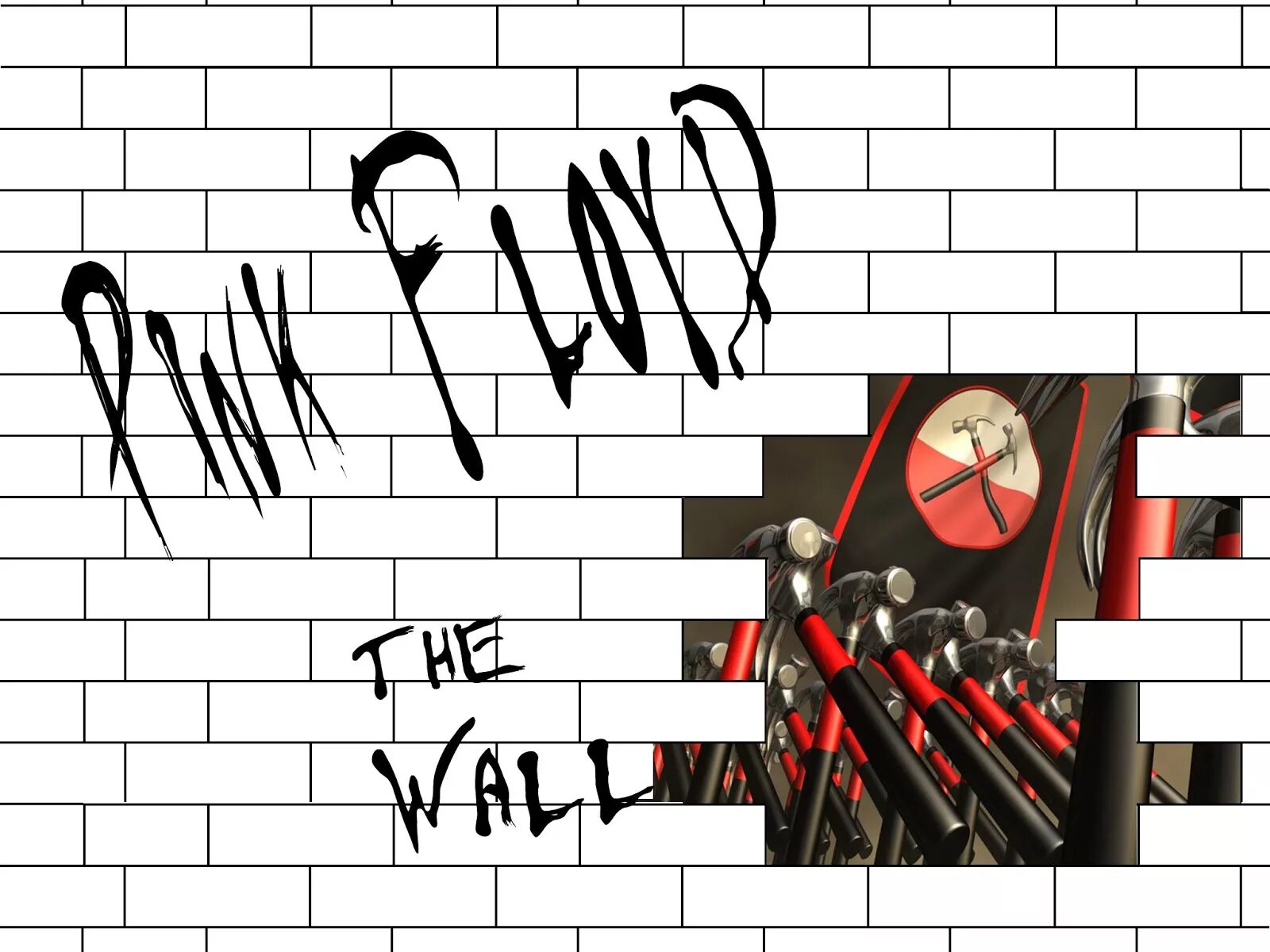 Стены стали стенами песня. Пинк Флойд стена молотки. Пинк Флойд стена обложка. Стена Пинк Флойд z. Обложка Blu ray Pink Floyd the Wall.