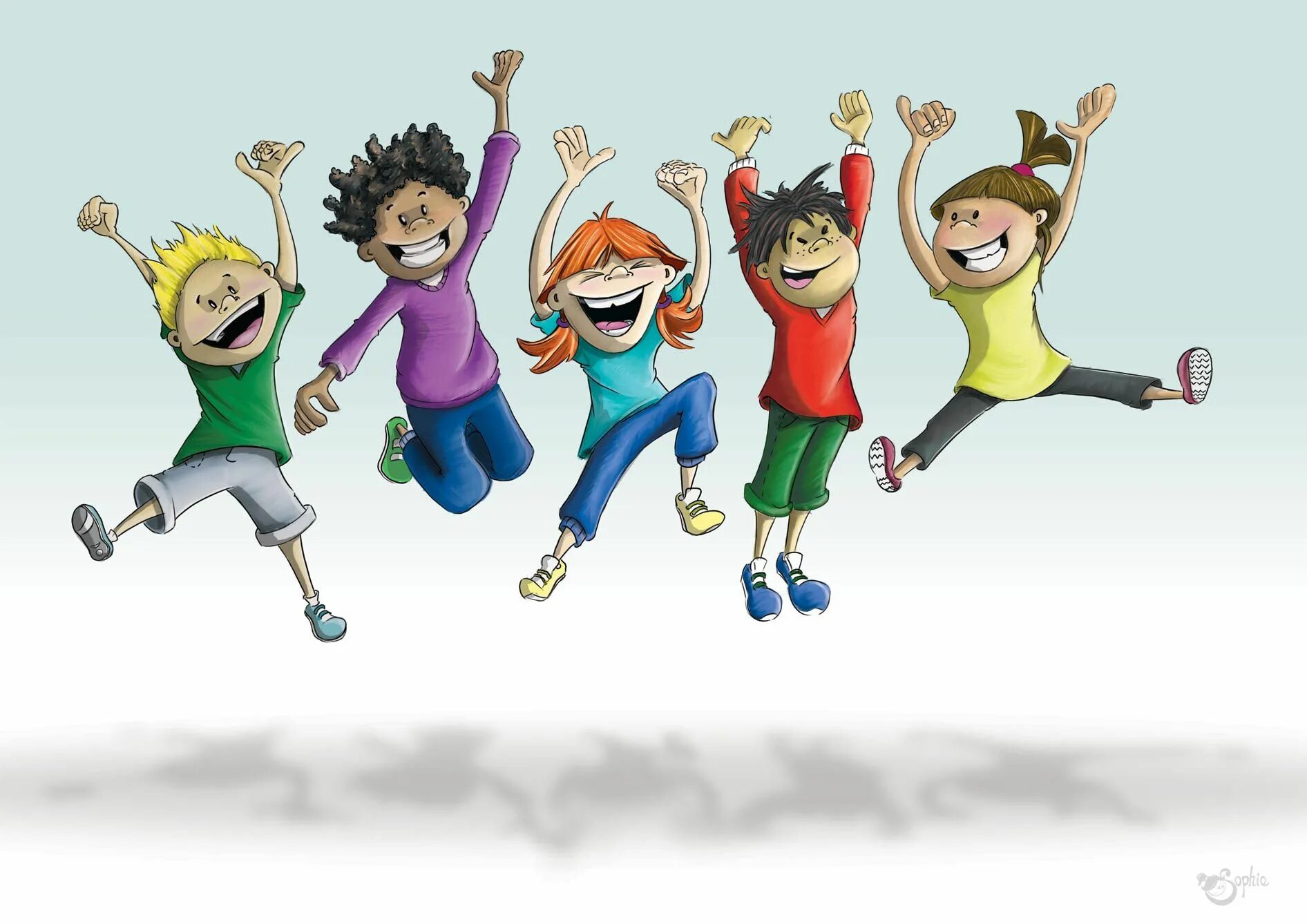 They are all having fun