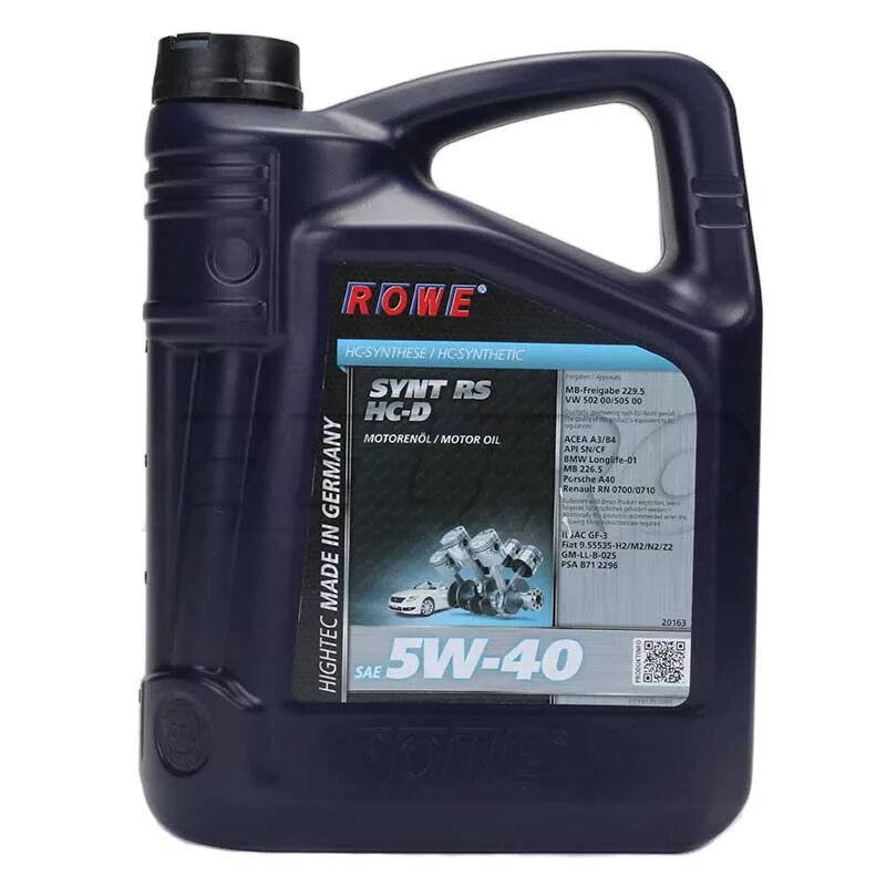 Rowe 5w40 HC Synthetic. Rowe RSI 5w40. Rowe 5-40. Rowe 5w40 RSI 5л.