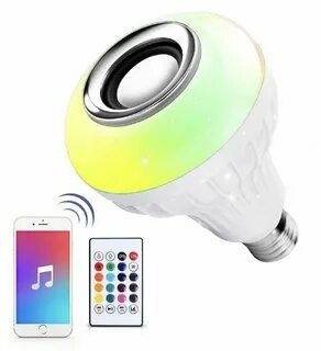 Лампа с колонкой bluetooth