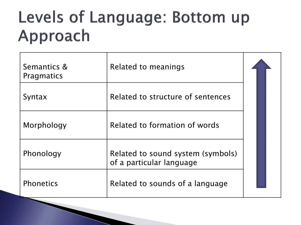 Related meaning. Levels of language System. Layers of language. Language Units and language Levels. Phonological Level of language.