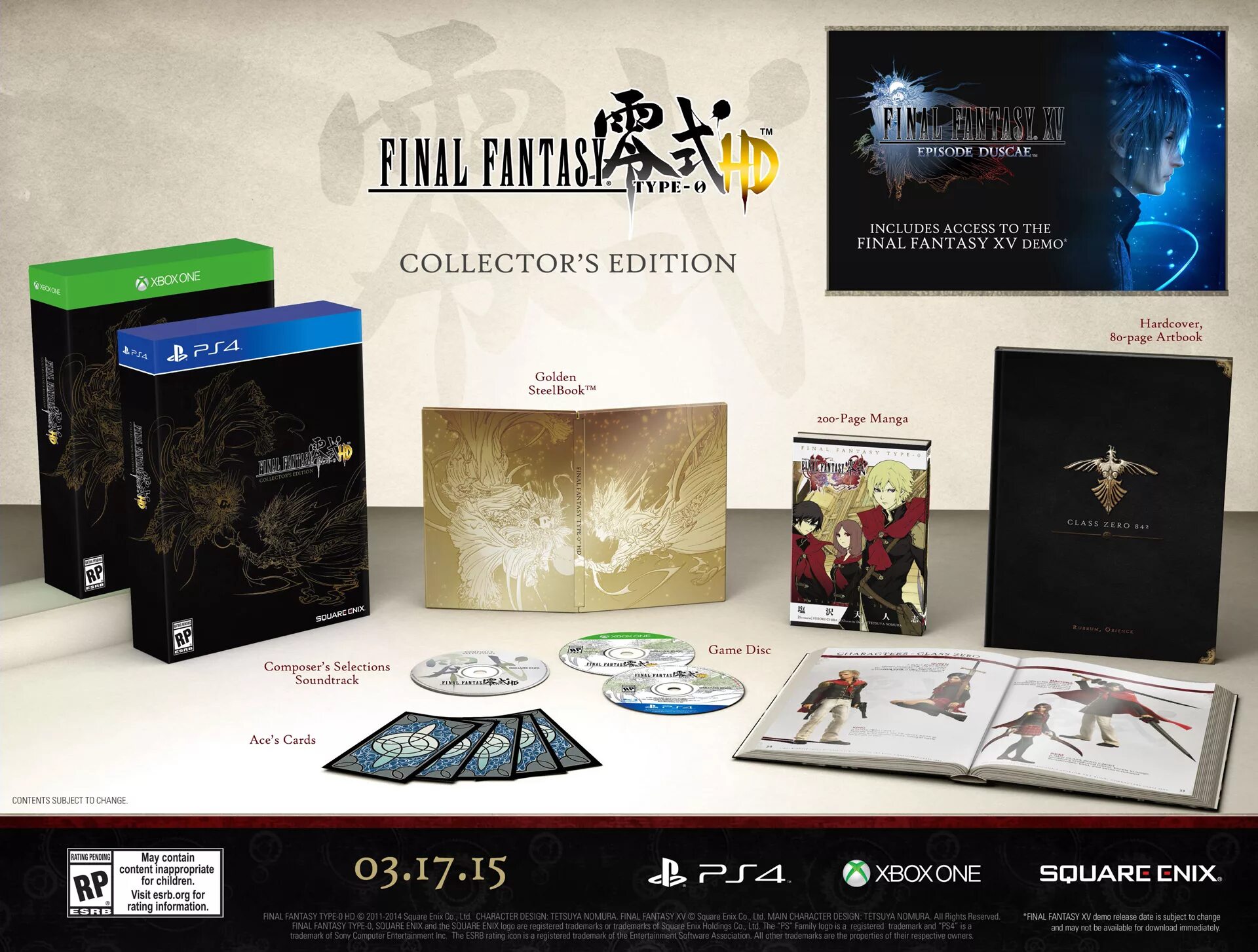 Demos edition. Final Fantasy 16 коллекционное издание. Final Fantasy XV Collector s Edition. Коллекционные издания ps4.