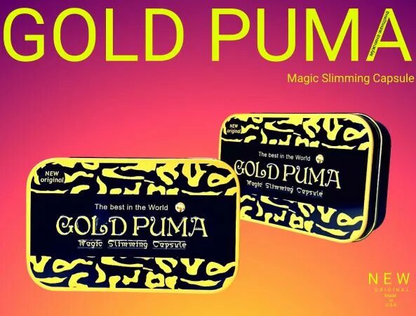 Капсулы Голд Пума. Золотая Пума капсулы для похудения. Таблетки Gold Puma. Gold Puma для похудения.