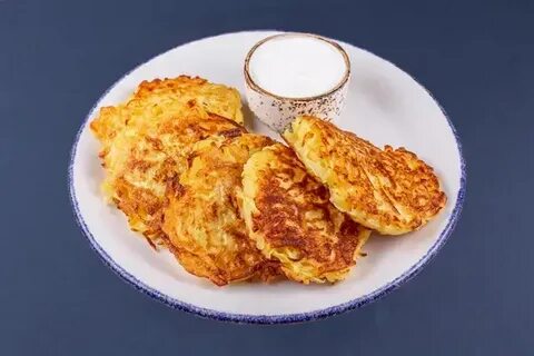 Драники с луком