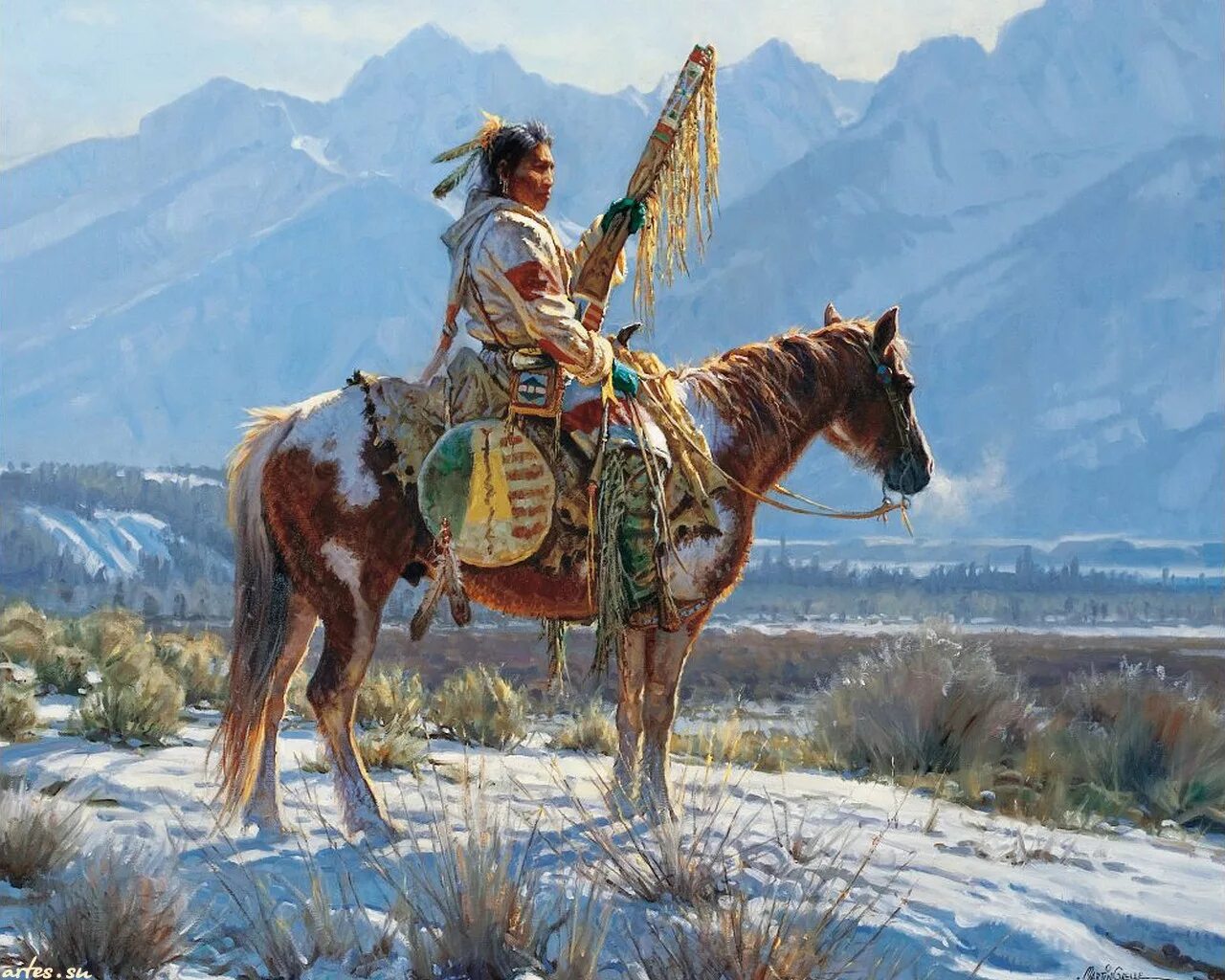 Художник Martin Grelle. Martin Grelle художник картины. Художник-ковбой Martin Grelle. Ковбой в горах