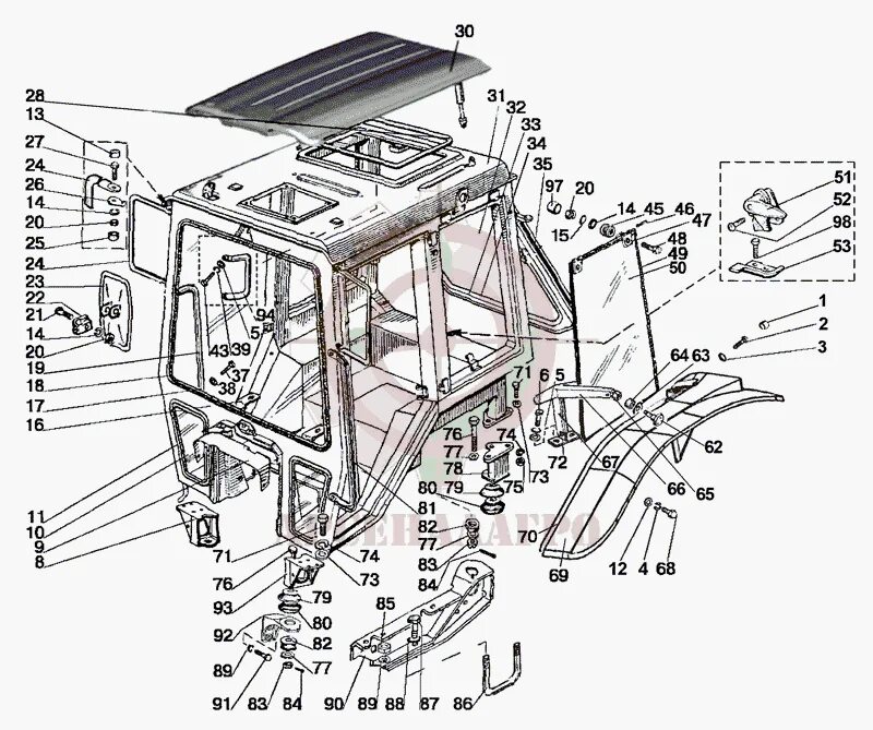 Кабина УК МТЗ 80. Схема кабина трактора МТЗ 1523 Крылья. Кабина 80-6700010-б МТЗ. Крепление кабины МТЗ 80 задние.