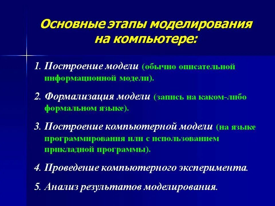 Метод моделей этапы. Основные этапы моделирования на компьютере. Основных этапов моделирования. Моделирование этапы моделирования. Основные стадии моделирования.