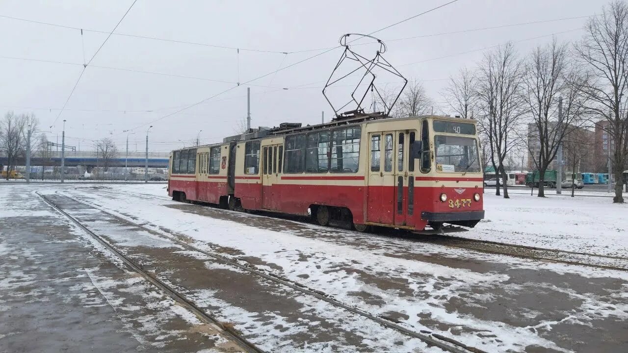 Трамвай 40 СПБ. Трамвай Санкт Петербург 3477. Трамвай 40 маршрут. 40 Трамвай маршрут СПБ.