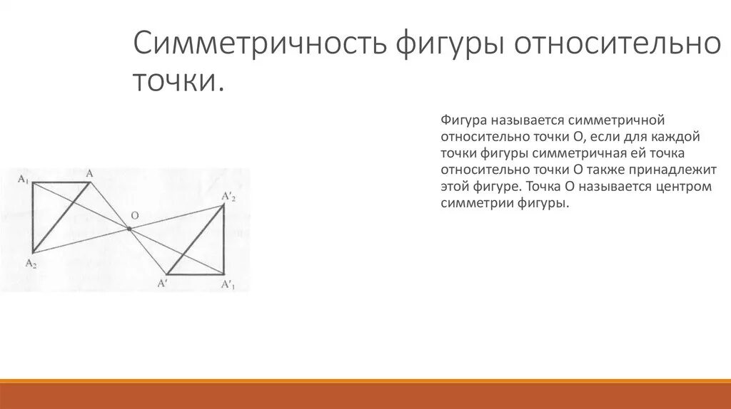 На рисунке показаны фигуры симметричные точки о. Симметричность фигуры относительно точки. Симметрия относительно точки. Фигуры симметричные относительно точки. Фигура относительно точки.