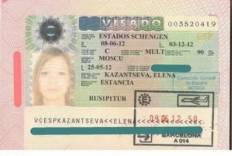 Сколько времени виза в испанию