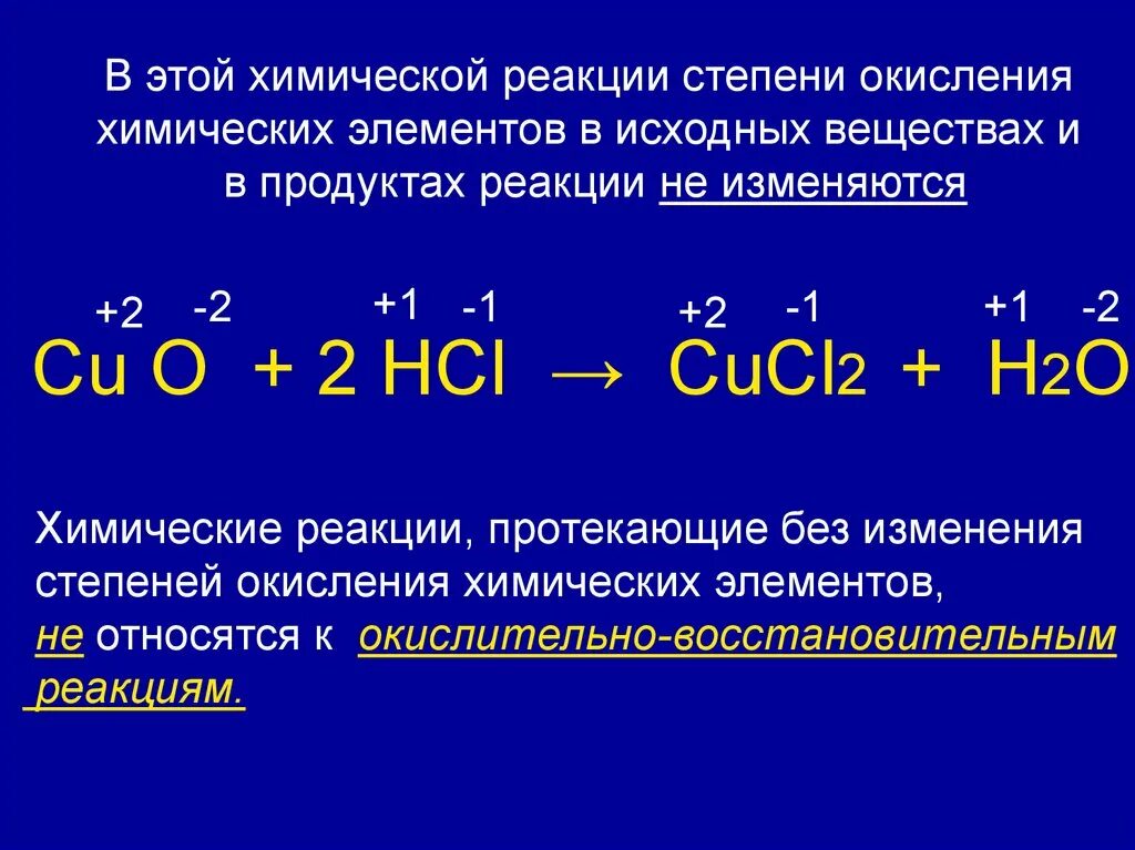 Изменения степени окисления химической реакции. Изменения степени окисления химической реакции