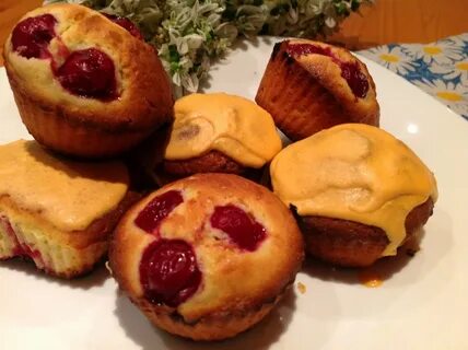 Кексы с молоком и маслом