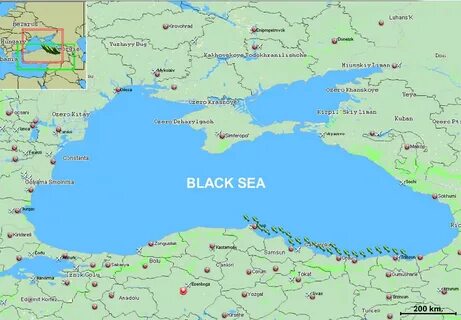Города турции на побережье черного моря