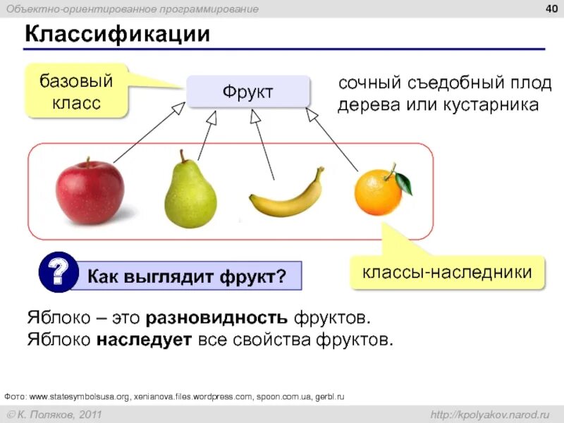 Базовый класс c. Классификация фруктов. Характеристика фруктов. Общие свойства фруктов. Свойства фруктов Информатика 3 класс.