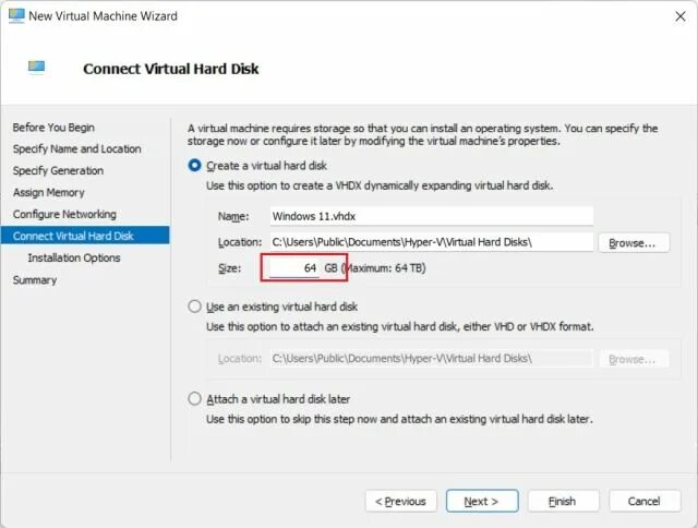 Windows 11 virtual machine