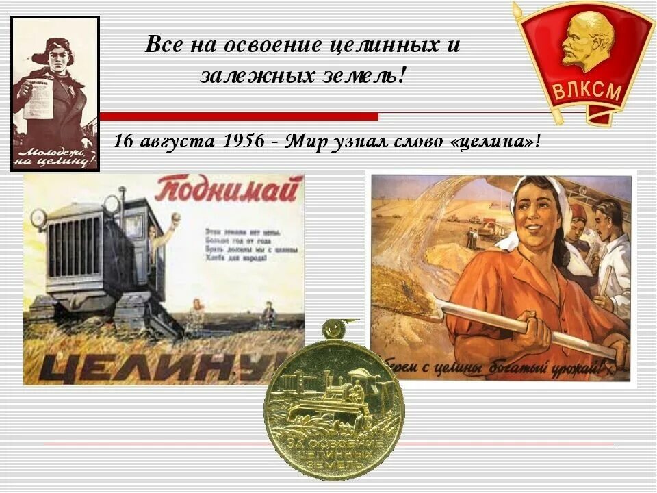 Разработка целинных и залежных земель. Освоение целинных и залежных земель. целинные и залежные земли это. целина плакаты. комсомол на целине.