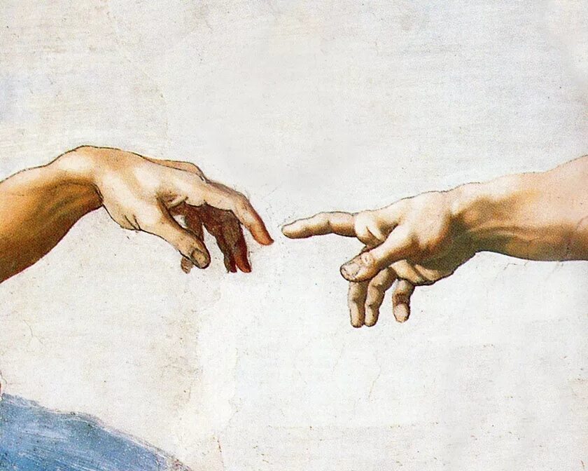 Сильно тянут руки. Микеланджело Сотворение Адама. Сикстинская капелла фреска Сотворение Адама. Сотворение Адама картина Микеланджело. Микеланджело прикосновение.