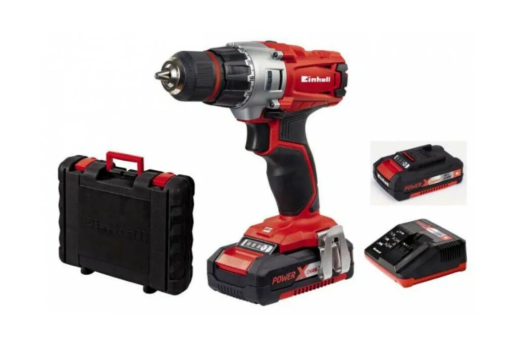Минимакс шуруповерт 18в. Шуруповерт einhell 18v. einhell te-cd 18/2 li kit. аккумулятор einhell 18v. einhell tc-cd 18-2 li 2акк.x1,3ah (4513820).