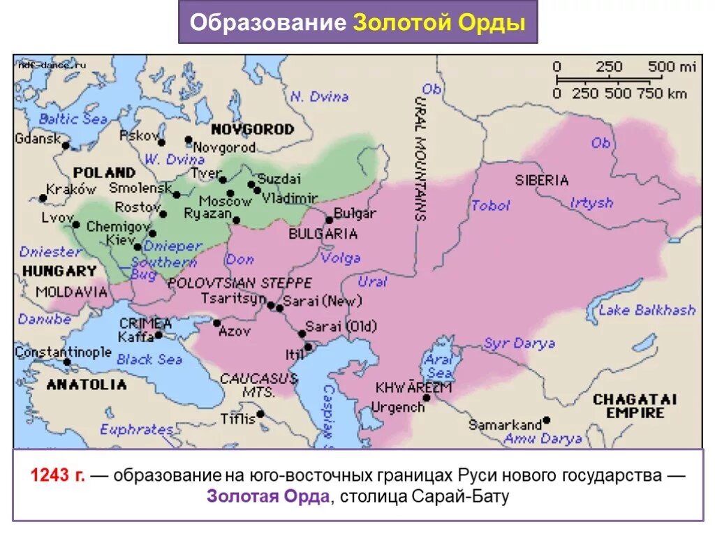 Образование золотой орды дата. Карта золотой орды и Руси. Карта золотой орды 13 век. Карта золотой орды 14 век. Образование государства Золотая Орда 1243.