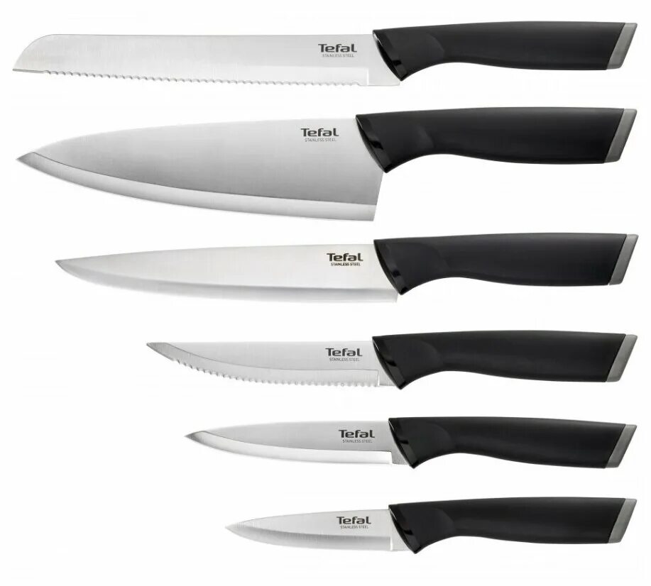 Набор кухонных ножей tefal. Набор ножей Tefal k221sb14. Набор ножей 5 предметов Tefal Comfort k221sa04. Набор кухонных ножей Tefal Comfort Knives k221sa14. Набор ножей Tefal k2212s55.