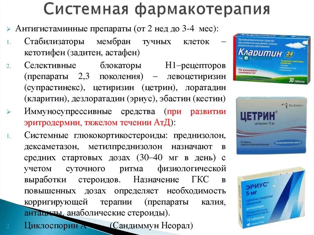 Сколько пить антигистаминные. Противоаллергические препараты второго поколения цетрин. Антигистаминные препараты от атопического. Антигистаминные препараты первого поколения кетотифен. Антигистаминные препараты при дерматите.